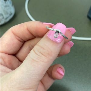 Pandora Wishbone Tiara Ring size 7